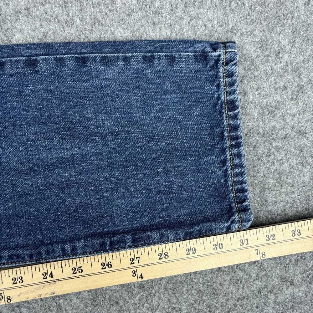 Tommy Hilfiger Jeans Mens 30x32 Straight Leg Dari Wash Blue Denim Casual Classic